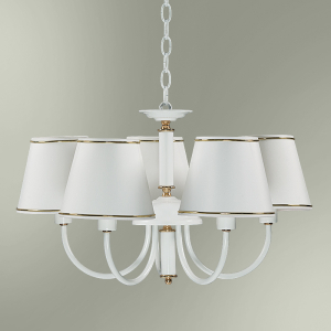 Люстра 5-ти рожковая с абажурами 5*14-501/6063/5A Стелла