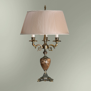 Настольная лампа с абажуром  44-08.56/2956 МОНТЕ-КРИСТО