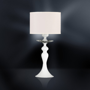 Настольная лампа 180-522/23122 c абажуром и хрусталем СПЕКТР