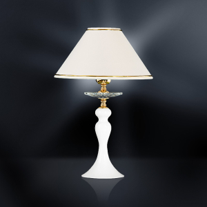 Настольная лампа 25-522/23123 с абажуром и хрусталем СПЕКТР