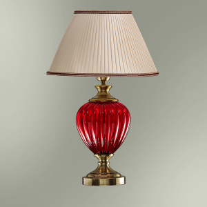 Настольная лампа с абажуром  33-08.57/85509 ПАЛЬМИРА