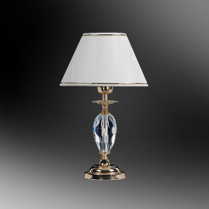 Настольная лампа  23-511/3523 с абажуром и хрусталем СИАРЫЙ АРБАТ