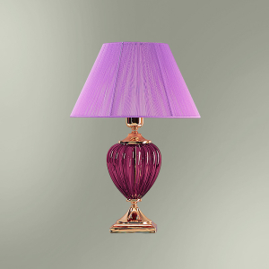 Настольная лампа с абажуром  26-28N/95028 ПАЛЬМИРА