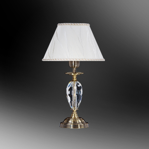 Настольная лампа 23-522.56/3524 с абажуром и хрусталем СТАРЫЙ АРБАТ