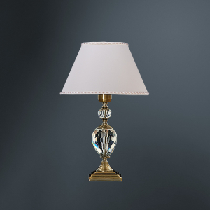 Настольная лампа  26-522.56/8023В с абажуром и хрусталем  СТАРЫЙ АРБАТ